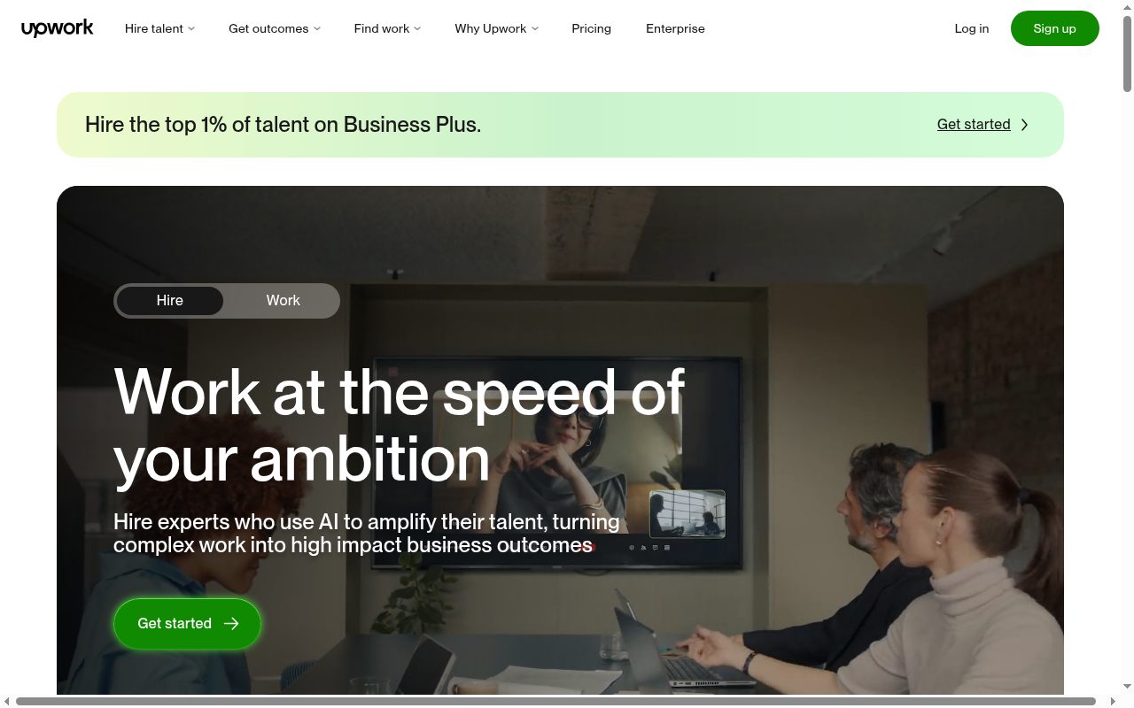 재능 판매 플랫폼으로 돈 버는 방법 – www.upwork.com 화면