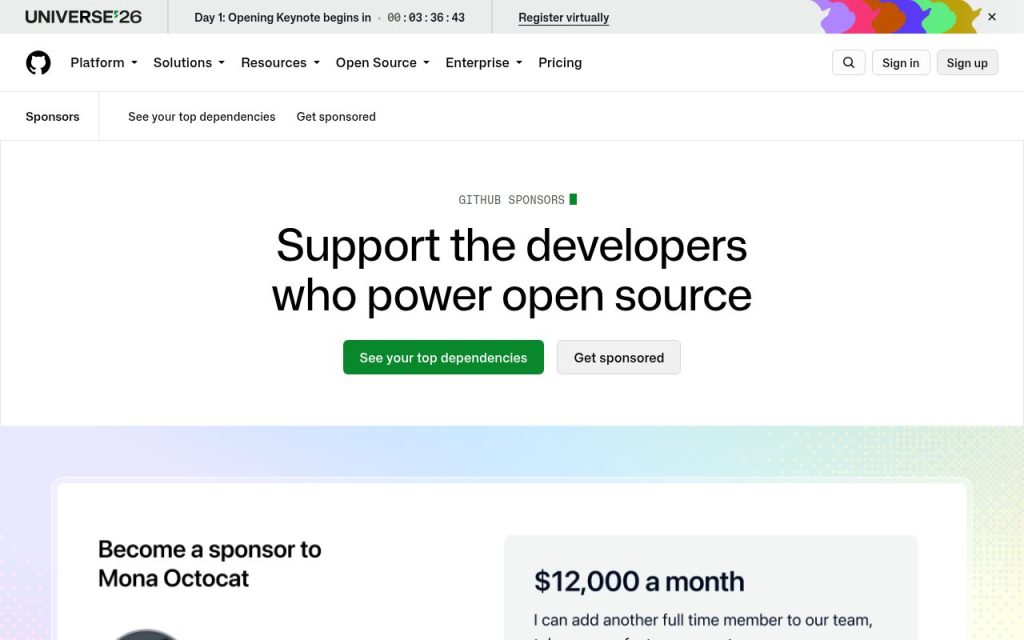 깃허브 스폰서(GitHub Sponsors)로 돈 버는 방법: 오픈소스 후원 설정부터 정산·세금까지 (2026)
