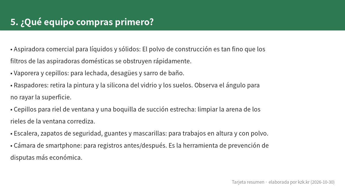 5. ¿Qué equipo compras primero?