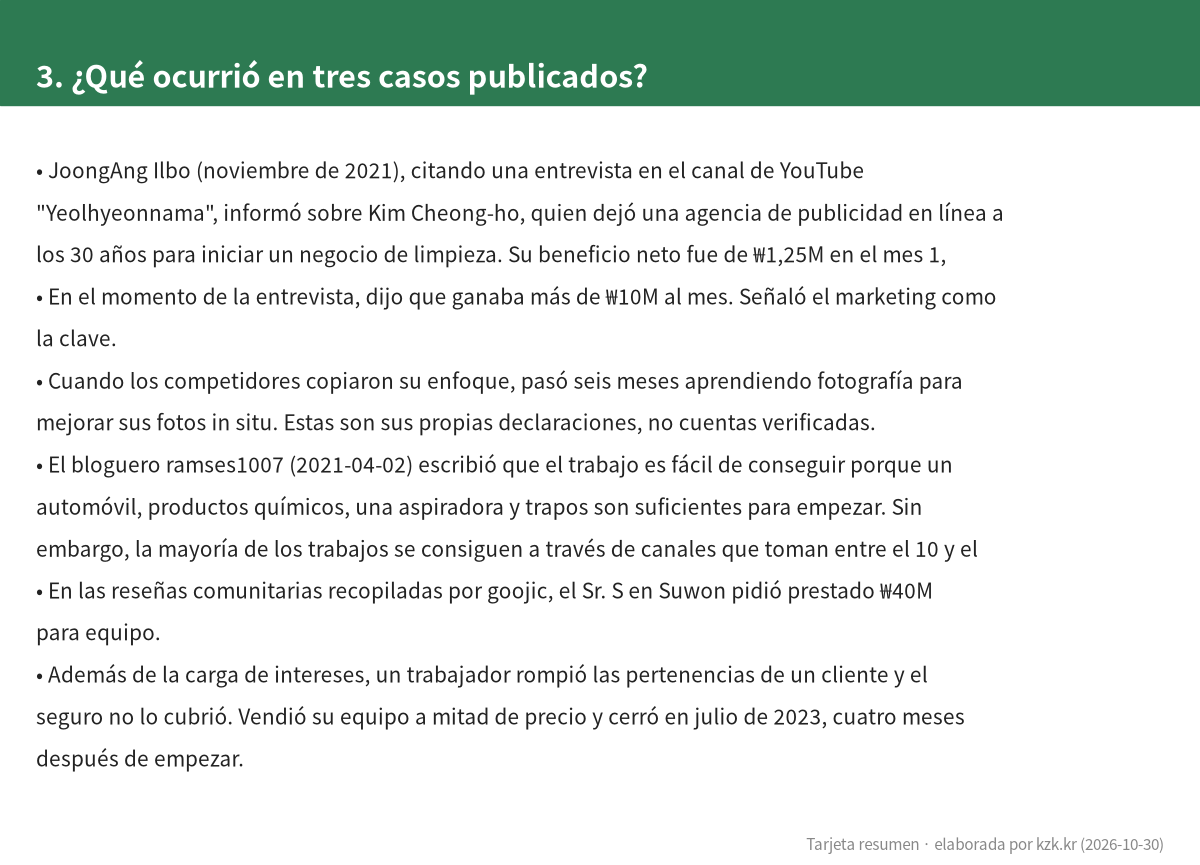 3. ¿Qué ocurrió en tres casos publicados?