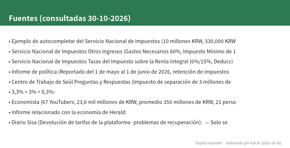 Fuentes (consultadas 30-10-2026)